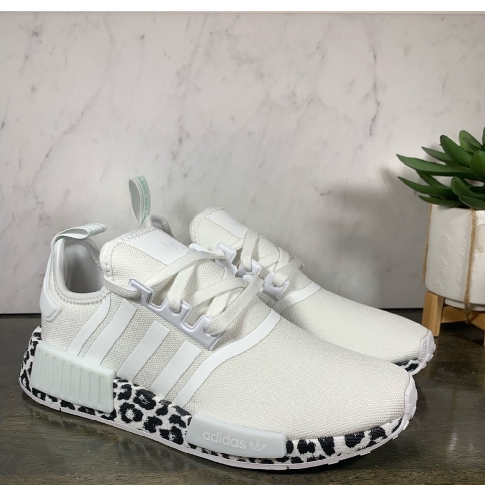 adidas NMD R1 Leopard White - Picture 6 of 8